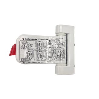 Mila Prosecure Hybrid Composite Door Hinge - White