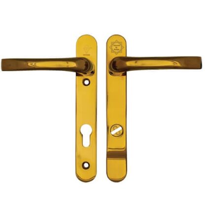 Mila Pro Secure TS007 2* Lever Lever UPVC Multipoint Door Handles -  92mm PZ Sprung 122mm Screw Centres - Image 3