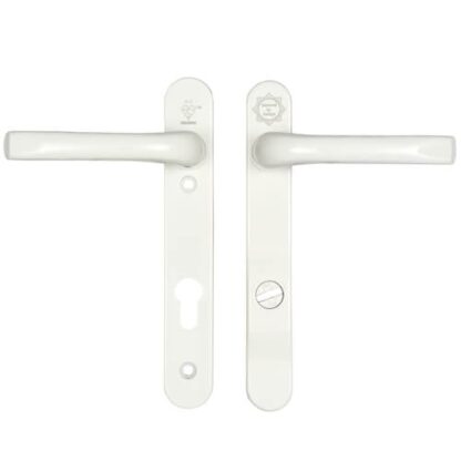 Mila Pro Secure TS007 2* Lever Lever UPVC Multipoint Door Handles -  92mm PZ Sprung 122mm Screw Centres - Image 4