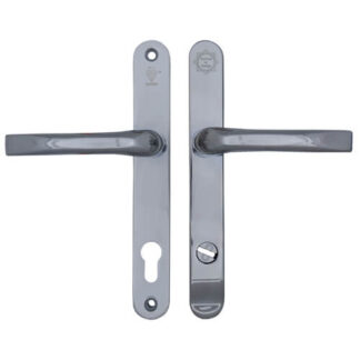 Mila Pro Secure TS007 2* Lever Lever UPVC Multipoint Door Handles -  92mm PZ Sprung 212mm Screw Centres