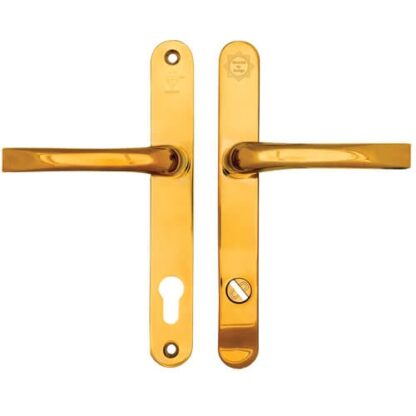 Mila Pro Secure TS007 2* Lever Lever UPVC Multipoint Door Handles -  92mm PZ Sprung 212mm Screw Centres - Image 4