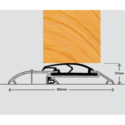 Exitex ERD Rain Deflector- Weather bar suitable for a range of inward and outward doors. Commonly used on timber doors - Image 2