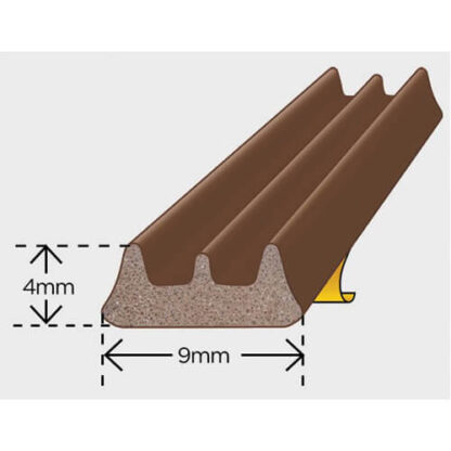 Exitex E Strip Self Adhesive EPDM Rubber - Image 3