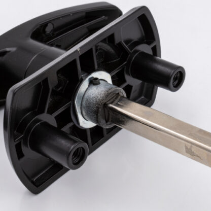 Universal Garage Door T Handle - Square Spindle - Short Lugs - Rear Fix - Image 3