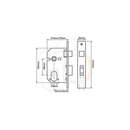 Era 224/324 Dual Profile Mortice Sashlock - Image 2