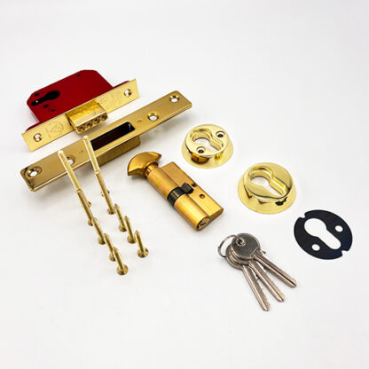 Era 233 British Standard Euro Mortice Deadlock Kit Complete With Euro Key & Turn Cylinder - Image 3