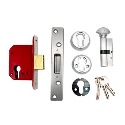 Era 233 British Standard Euro Mortice Deadlock Kit Complete With Euro Key & Turn Cylinder - Image 10