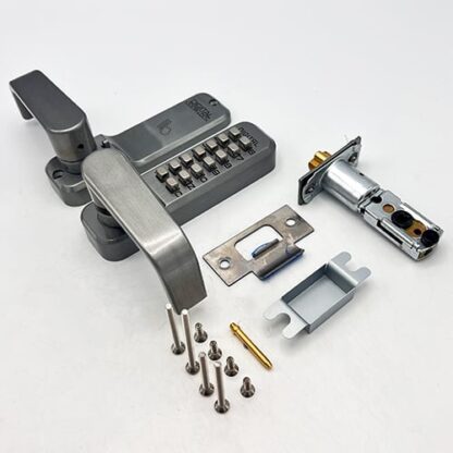 Lockey 2835 Tubular Mortice Latch Lever Handle Digital Lock With Holdback and Free Passage - Image 2