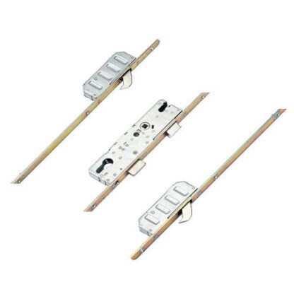 Winkhaus Cobra Latch Deadbolt 2 Hooks 20mm Flat Faceplate Key Wind Operated Multipoint Door Lock