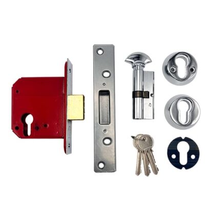 Era 233 British Standard Euro Mortice Deadlock Kit Complete With Euro Key & Turn Cylinder - Image 14