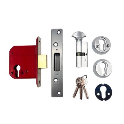 Era 233 British Standard Euro Mortice Deadlock Kit Complete With Euro Key & Turn Cylinder - Image 16