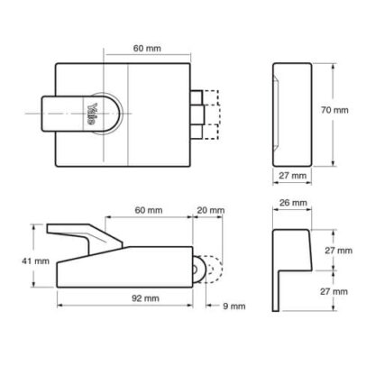Yale 81 Rollerbolt Nightlatch - Image 2