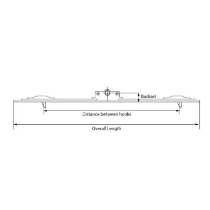 Nico Inline Window Espag  with 2 Tongue Hooks - Image 3