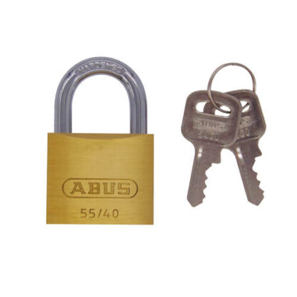 Abus 55 Series 40mm Open Shackle Brass Padlock - Image 3