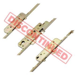AGB Latch Deadbolt 2 Hooks 3 Rollers Lift Lever Multipoint Door Lock (top hook to spindle = 330mm)