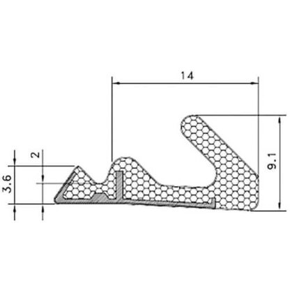 Q-Lon AQ124 Foam Weatherseal - Image 2