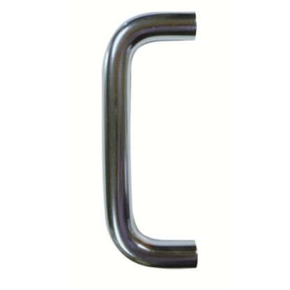 Round Bar D Pull Handles Bolt Through Fixing Satin Aluminium - Image 2