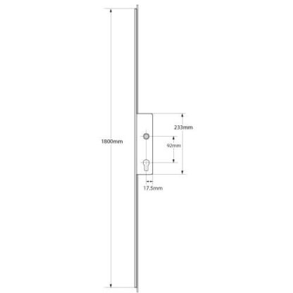 Mila Lift Lever Passive Lock - Image 2