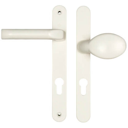 Hoppe Asgard Lever Moveable Pad UPVC Multipoint Door Handles - 92mm/70mm PZ Unsprung 205mm Screw Centres - Image 2