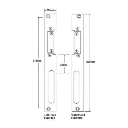 UPVC MPL Mortice Electric Release 12v - Fail Secure - Image 2