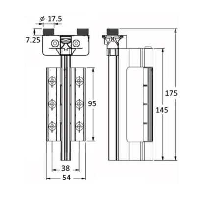 Clearspan for Sheerline Aluminium Bi-Fold Doors Top Guide - Image 2
