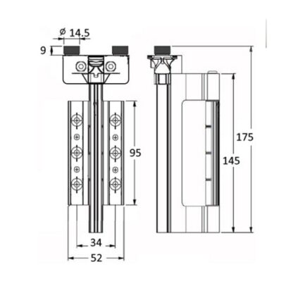 Clearspan for Stellar Aluminium Bi-Fold Doors Top Guide - Image 2