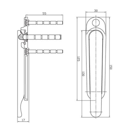 Clearline Bi-Fold Handle - Image 3