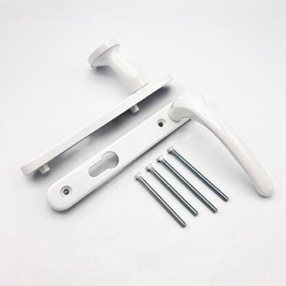 Fab & Fix Windsor Lever Moveable Pad UPVC Multipoint Door Handles - 92mm PZ Sprung 122mm Screw Centres - Image 6