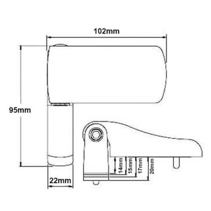 Fab and Fix Anchorage 3D Flag Hinge for UPVC Doors - Image 5
