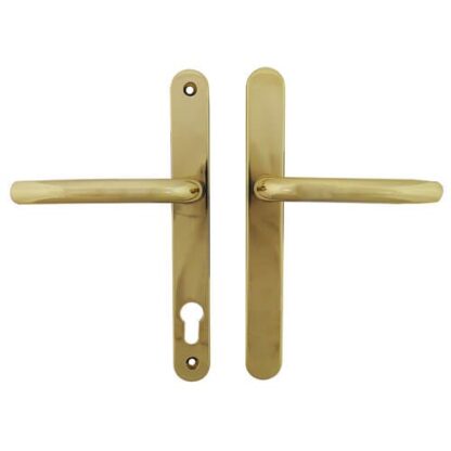 Fab & Fix Balmoral Blank Lever Lever UPVC Multipoint Door Handles -  92mm PZ Sprung 212mm Screw Centres - Image 3