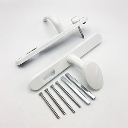 Fab & Fix Balmoral Lever Moveable Pad UPVC Multipoint Door Handles - with Snib 92mm/62mm Sprung 212mm Screw Centres - Image 5
