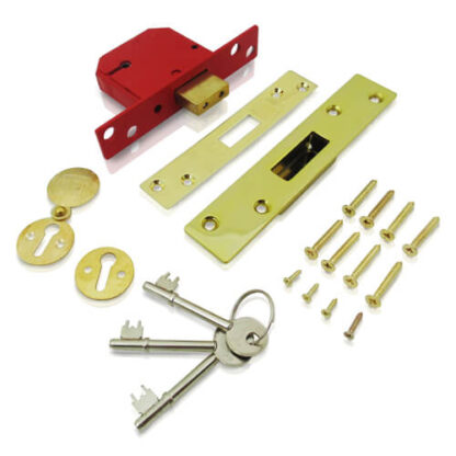 Union 2134E British Standard 5 Lever Mortice Deadlock - Image 3