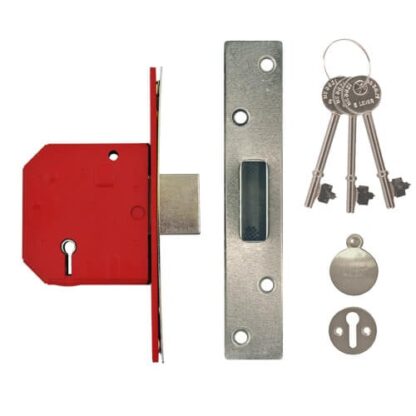 Union 2134E British Standard 5 Lever Mortice Deadlock - Image 7