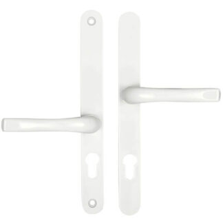 Easyfit Lever Offset Lever UPVC Multipoint Door Handles - 48mm/87mm PZ  Unsprung 240mm Screw Centres