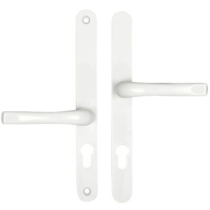 Easyfit Lever Offset Lever UPVC Multipoint Door Handles - 48mm/87mm PZ  Unsprung 240mm Screw Centres