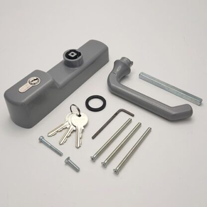 Exidor 500 Series Outside Access Device - Lever Handle with Euro Cylinder - For UPVC Doors - Image 2