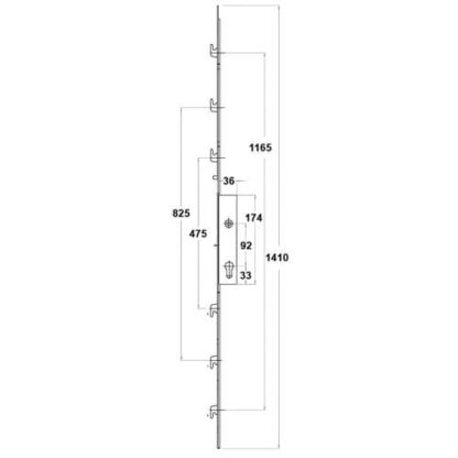 Fullex XL In line Patio lock - Image 2