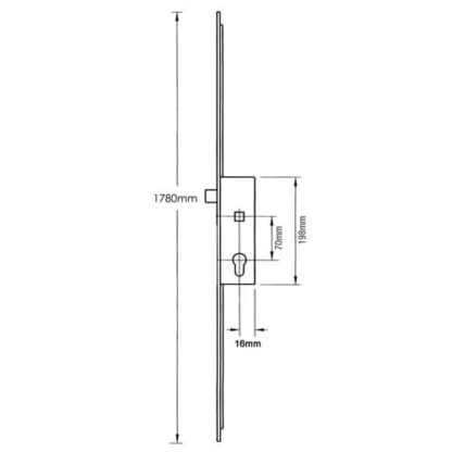 Ferco Lift Lever Slave Lock - Image 4