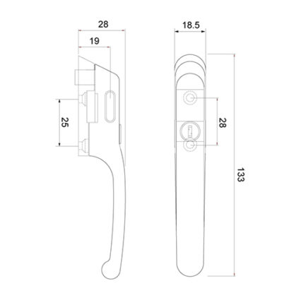 Fab & Fix Craftsman Locking Casement Window Handles - Image 3
