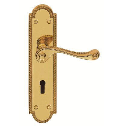 Georgian Shaped Lever On Plate Furniture - Image 2