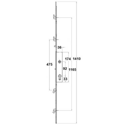 Mila Fearless Patio Door Lock and Handle Kit - Image 2