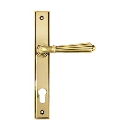 From the Anvil Hinton Lever/Lever Multipoint Door Handles - 92mm PZ Sprung 212mm Screw Centres (LEAD TIME: 2-3 DAYS)