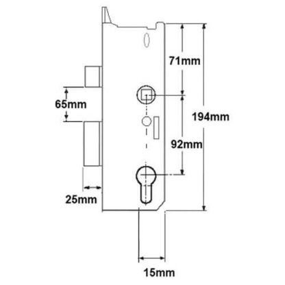 Fuhr Genuine Multipoint Gearbox - With Pre-Fitted Ball Bearing, Spring, and Screw - Lift Lever - Image 4