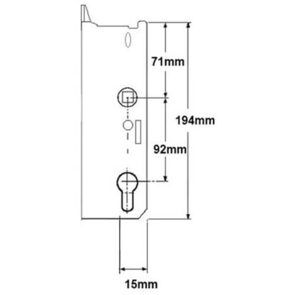 Fuhr Passive Genuine Multipoint Gearbox - Lift Lever - Image 2