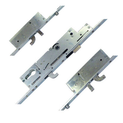 Fullex XL Latch 3 Hooks 2 Anti Lift Pins 2 Rollers Multipoint Door Lock - Option 1 (top hook to spindle = 518mm) - Image 7