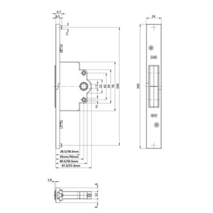 GU Alu Jet Bi-Fold Lock Case - Image 2