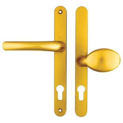 Hoppe Atlanta Lever Moveable Pad UPVC Multipoint Door Handles - 92mm/62mm PZ Sprung 215mm Screw Centres - Image 4