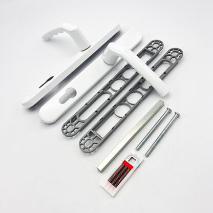 Hoppe Birmingham Sprung Lever Lever UPVC Multipoint Door Handles -  92mm PZ 215mm Screw Centres - Image 7