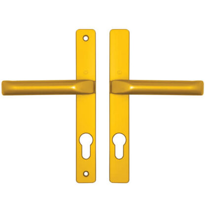 Hoppe London Lever Lever UPVC Multipoint Door Handles -  70mm PZ Unsprung 180mm Screw Centres - Image 2