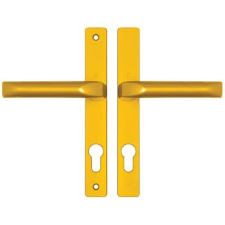 Hoppe London Lever Lever UPVC Multipoint Door Handles -  72mm PZ Unsprung 180mm Screw Centres
